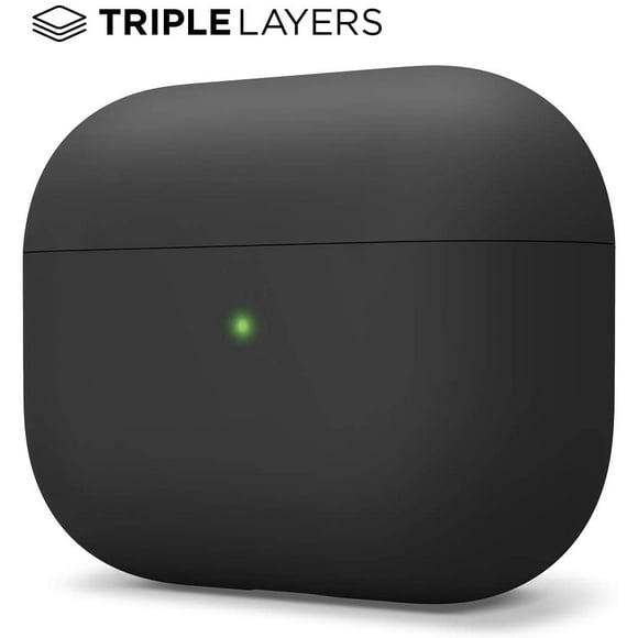 elago Étui Hybride Liquide Compatible avec Apple AirPods Pro (2019) - Noir