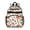 Basketball and Leopard, variant on Basketball and Jersey Gray Pattern Backpack for School, Cute School Bag with Adjustable Shoulder Straps and Padded Back, 15.25"x11.5"x5.25"
