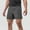 Dark Gray, variant on Blmnix Men Shorts Pleated Golf Shorts Gym Shorts Shorts Beige Low Elastic Men's Athletic Shorts,XXL