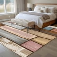 thumbnail image 4 of Large Area Rugs for Living Room Bedroom, Brown Pink Vintage 8'x10' Rug Washable Carpet Runner Indoor Outdoor, Retro Farmhouse Elegant Pastoral Non Slip Floor Mats Rug for Kitchen, Patio, 4 of 8