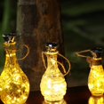 thumbnail image 2 of Vklopdsh 6Pcs Solar Wine Bottle,2M 20 Solar String Fairy Light Outdoor Solar Diamond Cork (White), 2 of 4