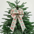 thumbnail image 4 of Dmlowu Christmas Tree Topper Bows - Christmas Bows Tree Topper for Xmas Tree, Handmade Christmas Tree Toppers Bows for Holiday Party Christmas Decorations, 4 of 6