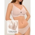 thumbnail image 2 of Bra LUCKMEEY, sin aros, cobertura inalámbrica Push Up, cobertura total, 2 of 7