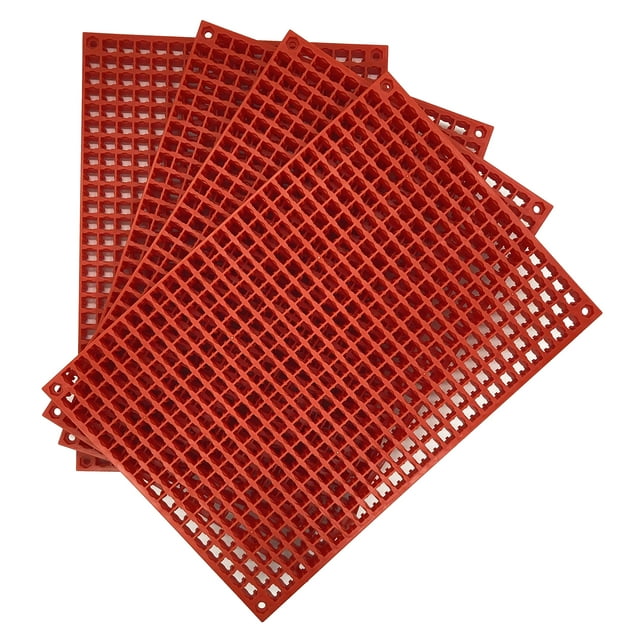 Organizer Genie - Ensemble de Quatre Panneaux Rouges pour Organiser Vos Douilles, Clés, Pinces, Tournevis, Bits et Tous les Autres Outils