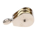 thumbnail image 3 of S SERENABLE 1Pcs Fixed Eye Pulley Double Sheave Rope Lifting Double Wheel Pulley, 13/25/40mm, 3 of 7
