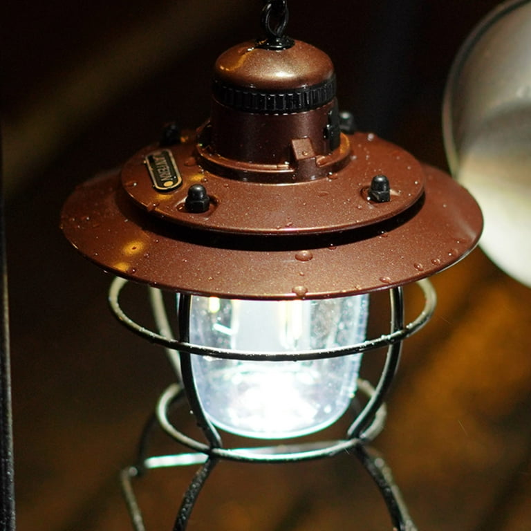 LED Camping Lantern Retro Light For Dewalt 20V Li-ion Battery Hanging Tent  Lamp