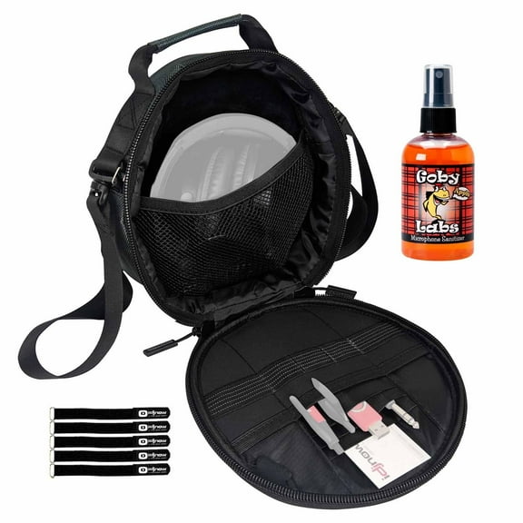 Clutch CL-HPB007 Headphone Gear Bag with Microphone Sanitizer Spray Package