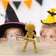 thumbnail image 3 of Xihbxyly Adorno de Calabaza de Halloween, Efecto Brillante En La Oscuridad, Diseño Que Cambia de Color, Decoración Espeluznante, Decoración Festiva para El Hogar, Juguete Articulado, Material Plástic, 3 of 4