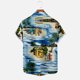 thumbnail image 5 of Camisas Para Hombre Camisa Hawaiana Casual Sin Posicionamiento Botones de Impresión Beach Turndown Blusa de Manga Corta Odeerbi ODB157349, 5 of 6