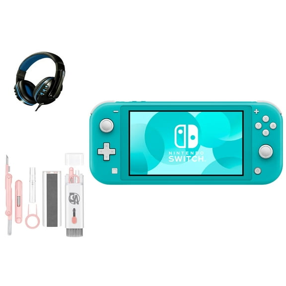 Pre-Owned Nintendo Switch Lite - Turquoise with BOLT AXTION Cleaning Kit Headset ( )