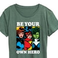 thumbnail image 3 of Marvel - Be Your Own Hero - Women's Short Sleeve Graphic T-Shirt, 3 of 5