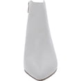 thumbnail image 3 of 27 Edit Naturalizer Womens Felix Heeled Ankle Boots Satin Pearl 8.5M, 3 of 3