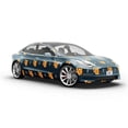 thumbnail image 6 of Rwraps Foxes Pixel Tails Matte Vinyl Film Wrap 59in x 27ft Vinyl Vehicle Car Film Sheet Roll, 6 of 9