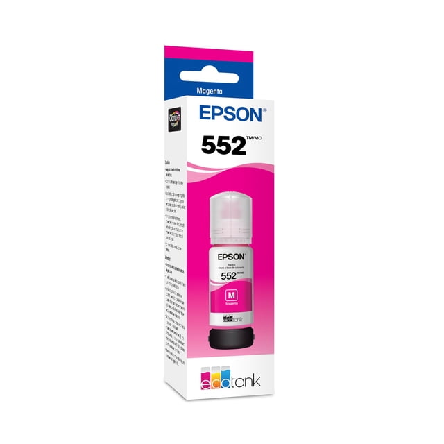 Botella de tinta Epson 552 EcoTank Magenta 70 ml para ET-8500, ET-8550