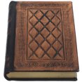 thumbnail image 2 of CIMAXIC European Relief Cover Diary Notebook Journal Notepad (Bronze),6.93"X5.08"X1.57", 2 of 5