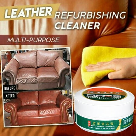 

Leather Healing Balm Leather Cleaning Cream Cleaner for Leather Sofa Shoes Furniture New.