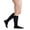 Black, variant on EvoNation Surgical Opaque 20-30 mmHg Knee High Compression Stockings, Men's and Women's