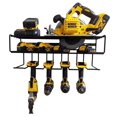 thumbnail image 1 of C2M Heavy Duty Floating Tool Shelf & Organizer 2-Pack | Wall Mounted Garage Storage Rack | Usa Made 100# Weight Limit Compact Steel | Perfect For Milwaukee Tools | Red, 1 of 4