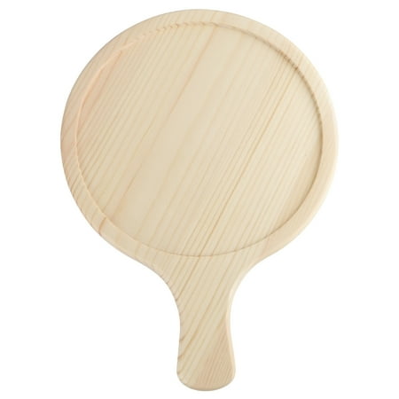 

NUOLUX 9 Inch Natural Wooden Pizza Peel Charcuterie Board Pizza Spatula Paddle for Baking Homemade Pizza and Bread