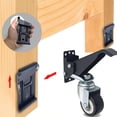 thumbnail image 3 of Amdohai Aluminum Alloy Moving Casters Workbench Casters Maneuverability Woodworking DIY Utility Tools, 3 of 8