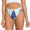 thumbnail image 1 of Fotbe Cute Gnomes in USA1 Tanga Sin Costuras para Mujer con Estampado – Panties Invisibles, Transpirables y Cómodos para Uso Diario-4X-Large, 1 of 6