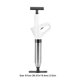 thumbnail image 5 of Herramientas Air Power Drain Blaster Desatascador manual para fregadero, removedor de obstrucciones universal para fregaderos de cocina domésticos (blanco), 5 of 5