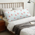 thumbnail image 4 of Balery Strawberry Funda Protectora para Almohada Corporal de Algodón Hipoalergénico con Cierre(55 x 21 pulgadas), Almohadas No Incluidas, 4 of 7