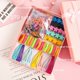thumbnail image 4 of Conjunto de accesorios para el cabello para niñas, bandas coloridas para el cabello, soporte para cola de caballo, Scrunchies, lindos regalos, 4 of 5