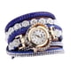thumbnail image 2 of Reloj de pulsera Sunnimix de cristal para mujer Azul, 2 of 6