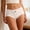 Brown, variant on High Waisted Underwear for Women High Cut Full Coverage Soft Breathable Bikini Briefs Stretch No Show Lightweight Underwear Coffee L
