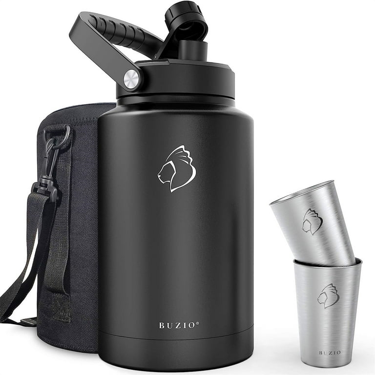 Water Bottle Stainless Steel Thermos Cup with Lid Straw Sports Gym