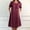 Wine, variant on Casual Dresses For Women Sevevn Women's Fashion Holiday Summer Solid Color Sleeveless Hollowed Out Party Midi Beach Dress Summer Dresses
