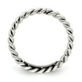 thumbnail image 2 of Sterling Silver Polished Twisted 1.75mm Women's Ring - Size 8, 2 of 3