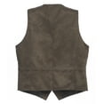 thumbnail image 4 of Gioberti Men's 5 Button Faux Suede Vest, 4 of 6