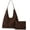A-01brown, variant on Women's Leopard Print Tote Bag Wallet Brown Vintage Rucksack Large Capacity Work Tote Bag