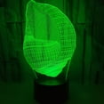 thumbnail image 4 of LINLIN 3D Illusion llamp LED Night Light with 7 Colors Flashing & Touch Switch USB Powered Bedroom Desk Lamp for Kids Gifts Home Decoration, 4 of 7
