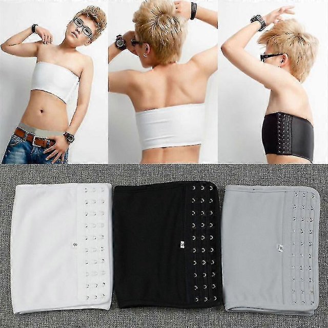 Binder de Poitrine Sans Bretelles Respirant pour Femmes Cosplay Trans Nouveau