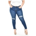 thumbnail image 2 of Jeans skinny con rasgaduras Tallas Extras, 3716 (Azul oscuro) multicolor 36, 2 of 5