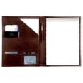 thumbnail image 2 of Vintage Leather Portfolio Writing Padfolio File Folder by Rustic Town, Dark Brown, 2 of 8