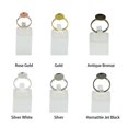 thumbnail image 2 of 10 Pieces Adjustable Blank 10mm Bezel Cabochon Ring Diy Making Gold, 2 of 4