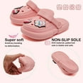 thumbnail image 3 of Hobibear Garden Clog Toddler Slip on Beach Slipper Sandals(Toddler/Little Kids/Big Kids)Pink 10.5-11.5, 3 of 7