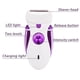 thumbnail image 2 of Depiladora eléctrica para mujeres Depiladora Afeitadora Bikini Trimmer Ladies Razor Callus Remover 4 en 1 Depilación recargable para cara Cuerpo debajo de Le, 2 of 4