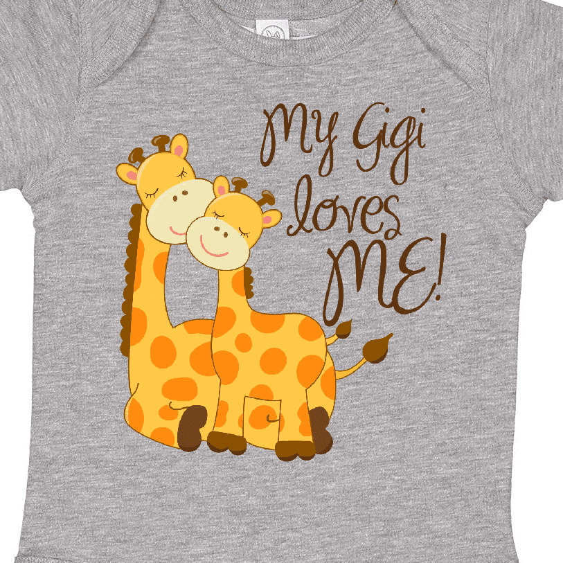 Inktastic My Gigi Loves Me Boys or Girls Baby Bodysuit