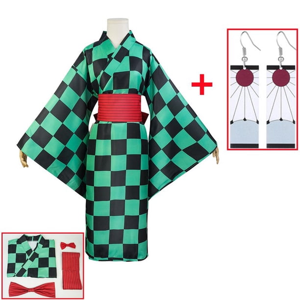 Disfraz de Anime Demon Slayers Kimetsu No Yaiba, traje de Cosplay, Inosuke, Hashibira, Zenitsu, Tanjirou, Kimono, ropa de Halloween, Temporada 2