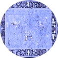 thumbnail image 1 of Ahgly Company Indoor Round Animal Blue Traditional Area Rugs, 4' Round, 1 of 4