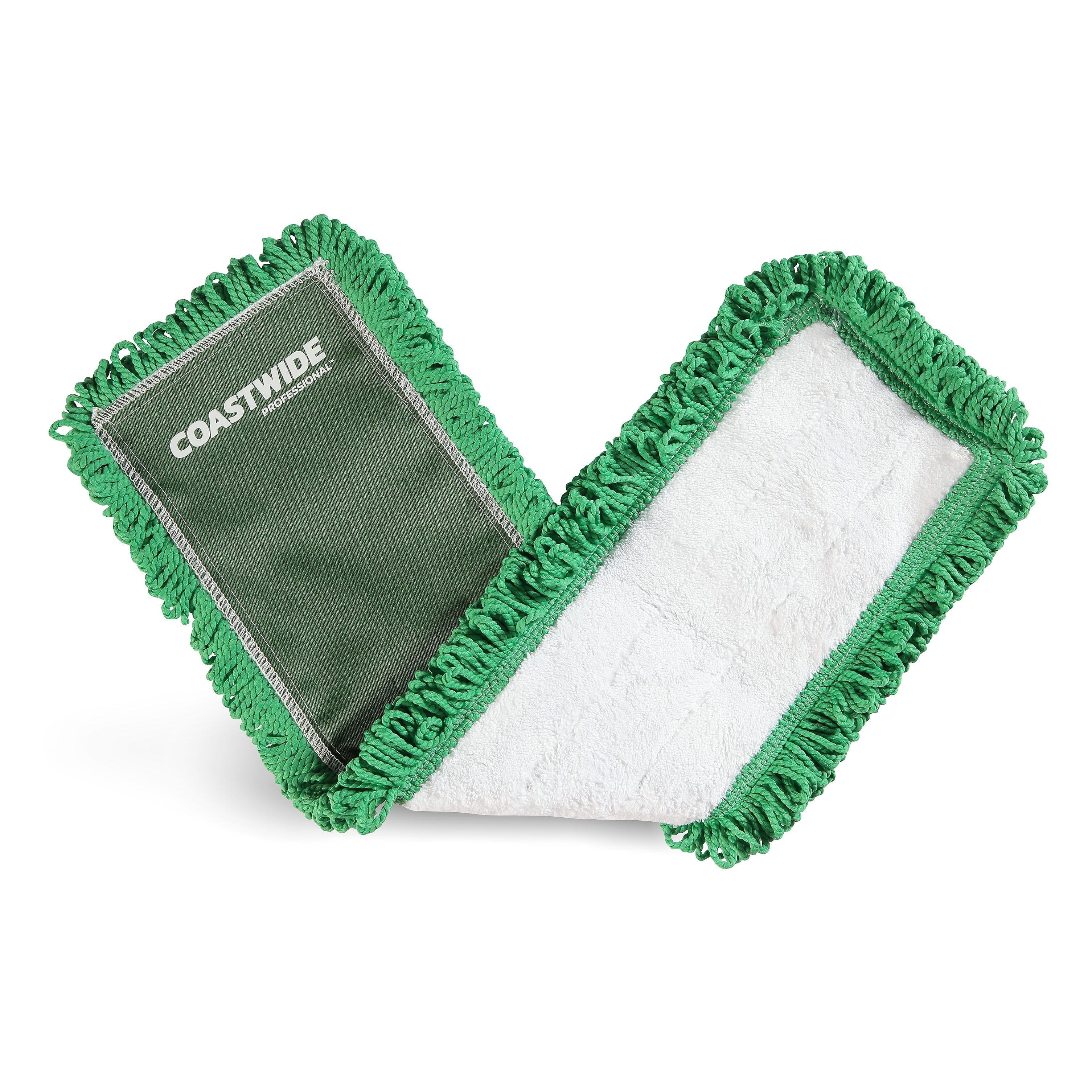COASTWIDE LoopedEnd Dust Mop Head Microfiber 24" x 5" Green CW56770
