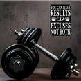 thumbnail image 5 of Motivational Metal Sign You CaHave Results Or Excuses Not Both Gym Wall Art Decor 12x16 Inch Aluminum Poster for Home Office Gym Garage Man Cave Bar Fitness Workout Inspirational Quote, 5 of 8