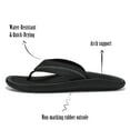 thumbnail image 4 of OUSIMEN Men's Beach Flip Flops Comfort Casual Thong Sandals Outdoors Arch Support Flip-Flop, 4 of 8