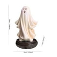 thumbnail image 2 of Luckky Ghost Incense Holder, Resin Halloween Cute Ghost Scents Burner, Ghost Smokes Backflow Incense Burner, Ghost Incense Holder for Halloween Party Decorations (7.5*4*3.2 inch), 2 of 6