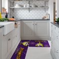 thumbnail image 2 of Kitchen Rug Mat Halloween Skull Candle, Set of 2, Anti-Fatigue Non-Skid Washable Kitchen Runner Rugs, Pumpkin Spider Web Soft Comfort Rug for Kitchen, Floor Home, Front of Sink, Laundry, 2 of 6